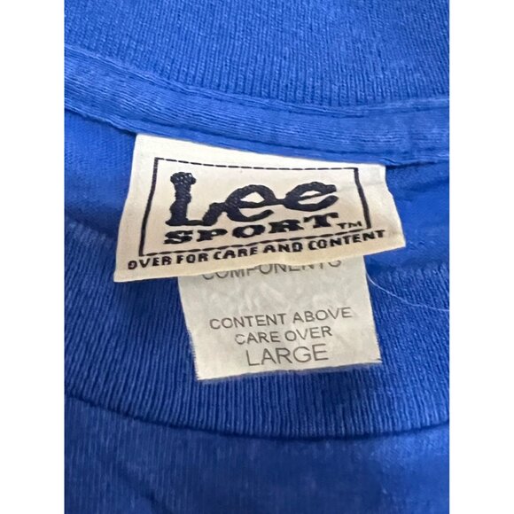 Vintage Lee Sport T-Shirt Blue Indianapolis Colts Short Sleeve NFL Football L - Picture 4 of 7